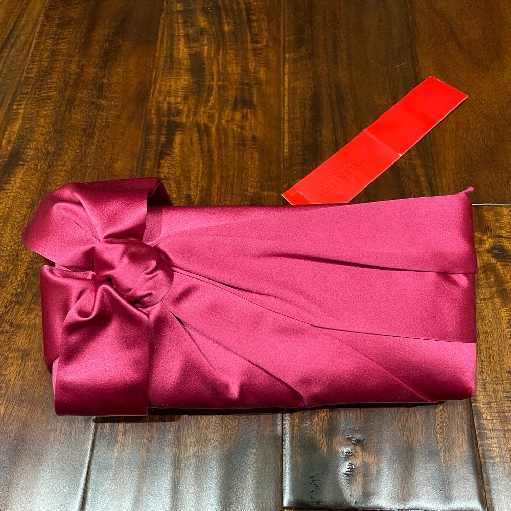 Valentino Brand New Red Bow Purse